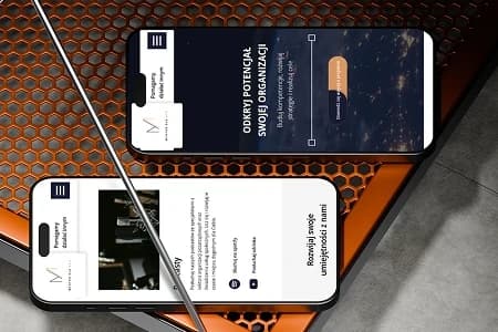 Responsywne strony internetowe Nowy Sącz - widok mobilny witryny na ekranach smartfonów