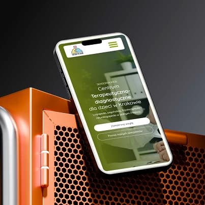 Zdjęcie przedstawiające telefon z obrazem jednej z sekcji